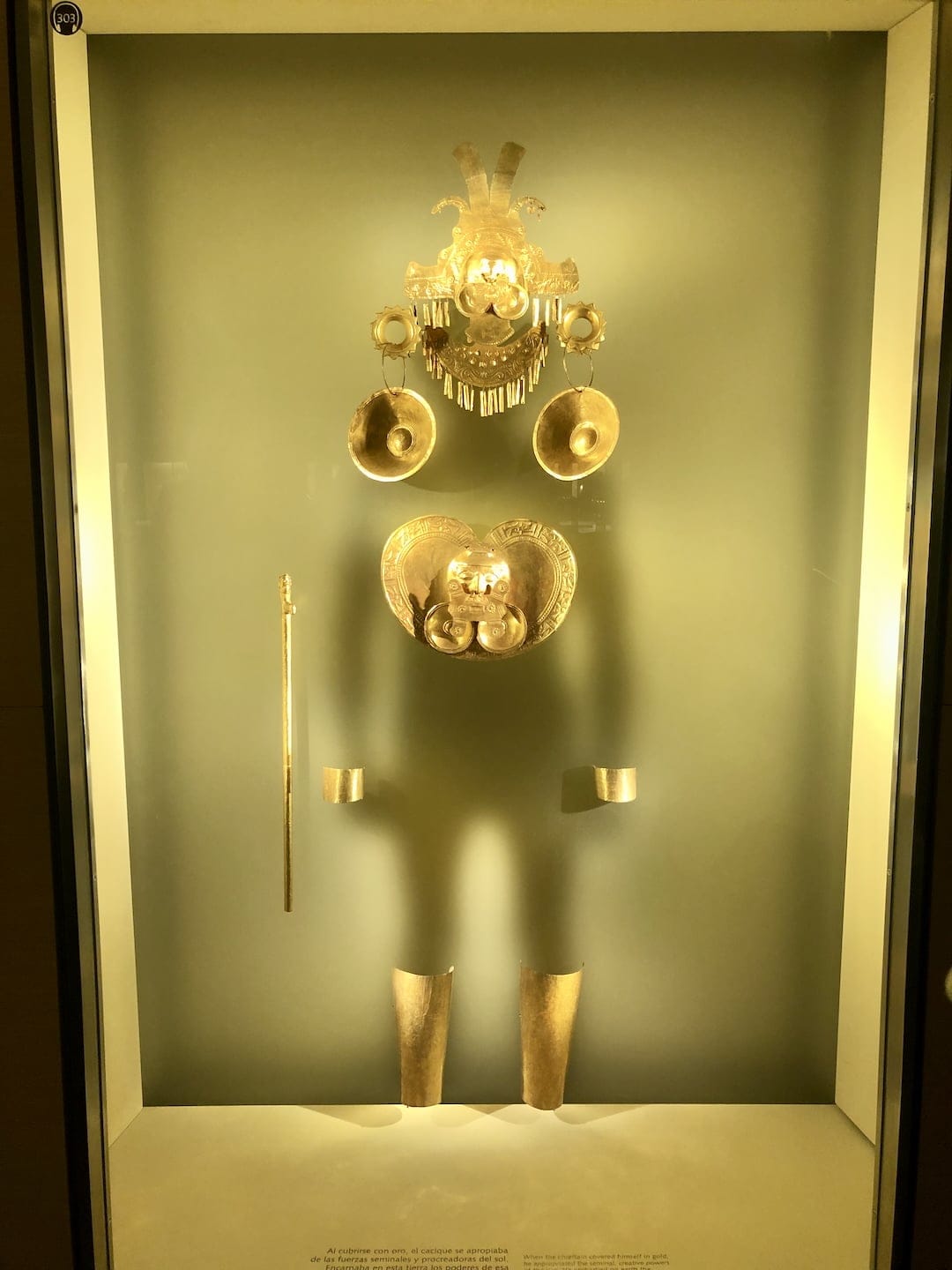 Gold Museum, Bogotá, Colombia Artifact in Museo del Oro, Bogotá, Colombia