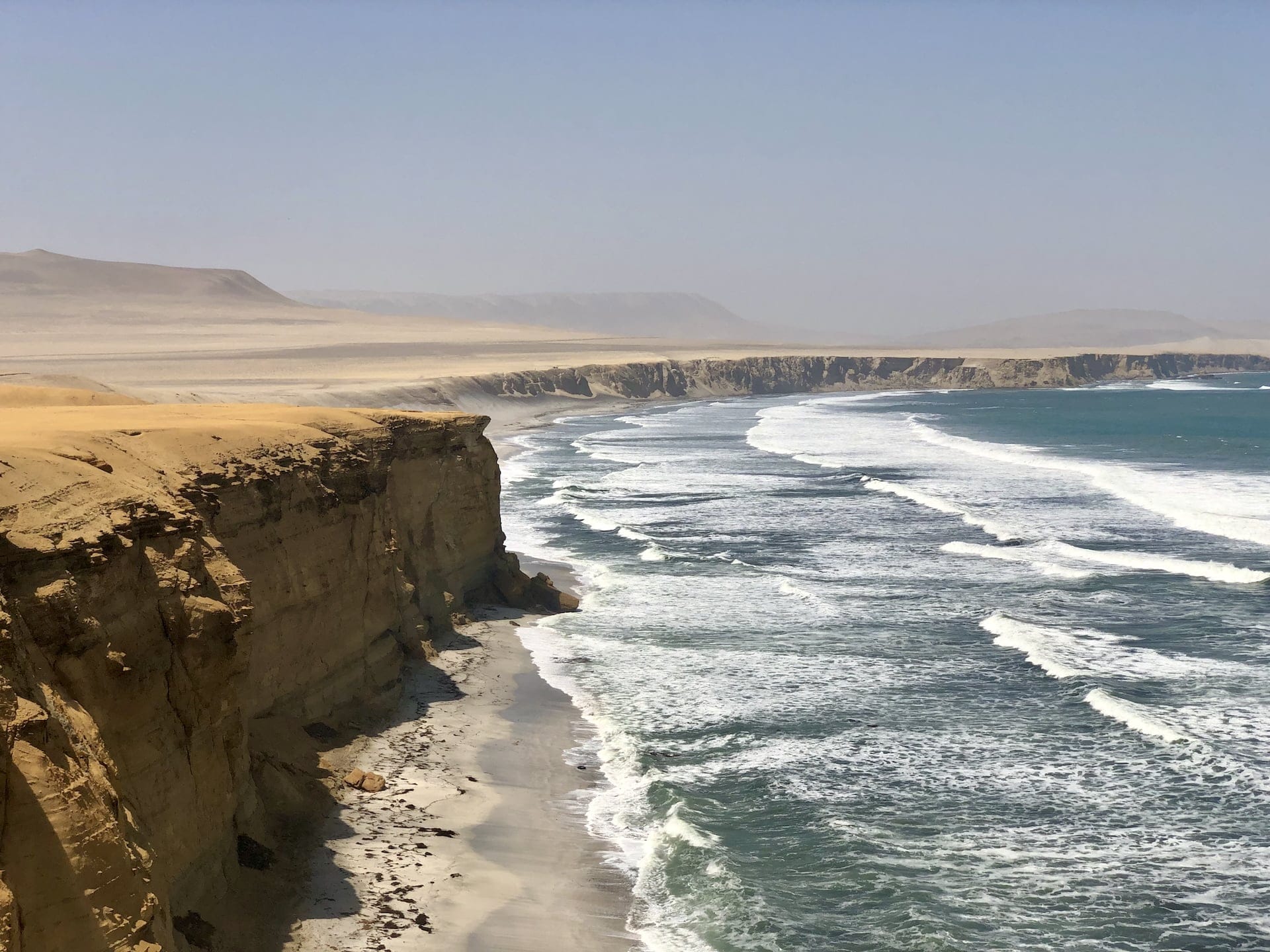 Paracas, Peru The breathtaking coastline near Paracas.