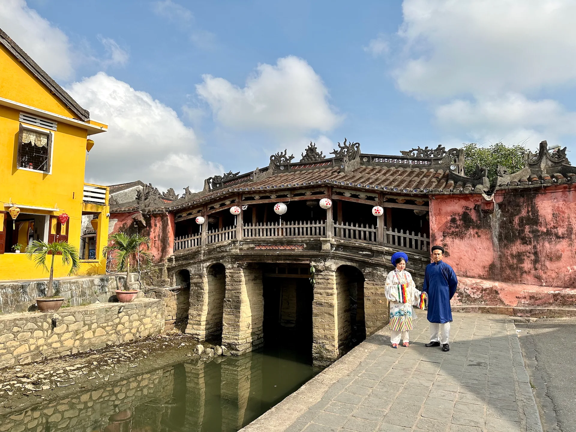 It's not easy to take a peaceful photo like this in Hoi An...