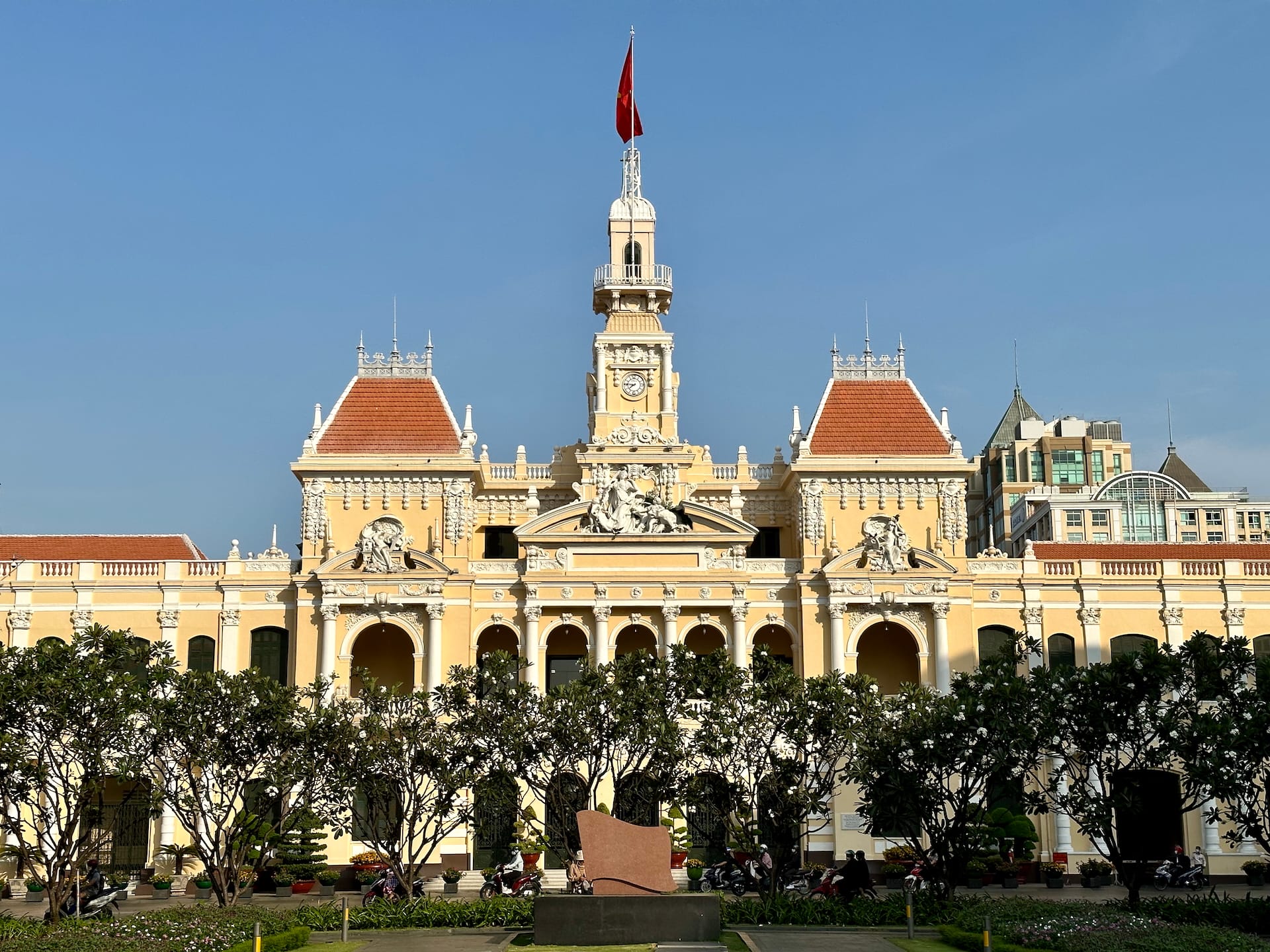 Ho Chi Minh City (Saigon), Vietnam The French-style old Saigon city hall in Ho Chi Minh City.