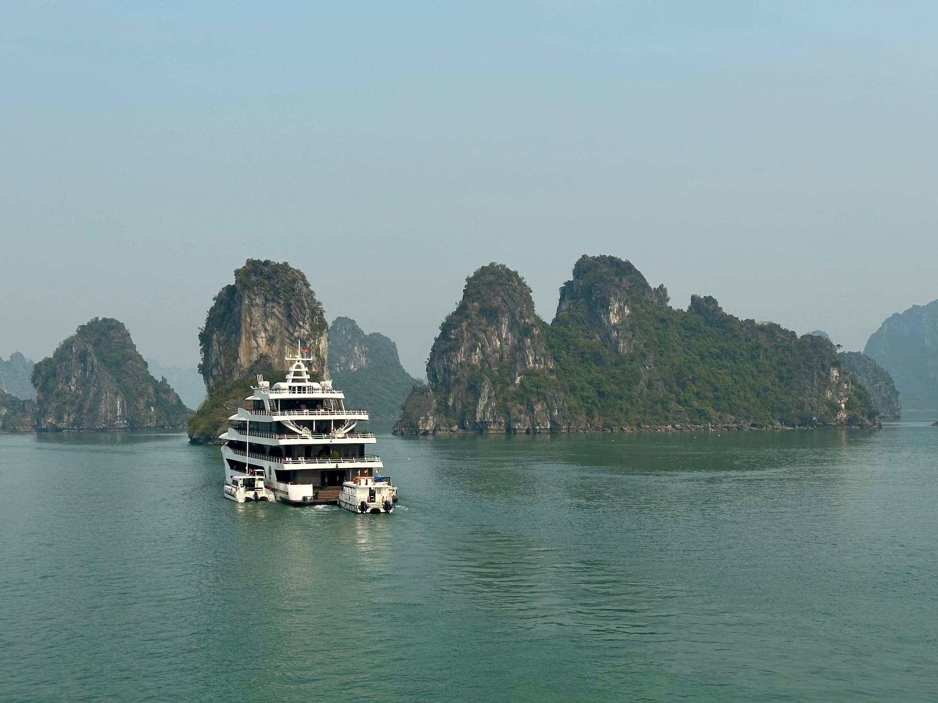 Ha Long Bay, Vietnam You won't be the only ship in Ha Long Bay.