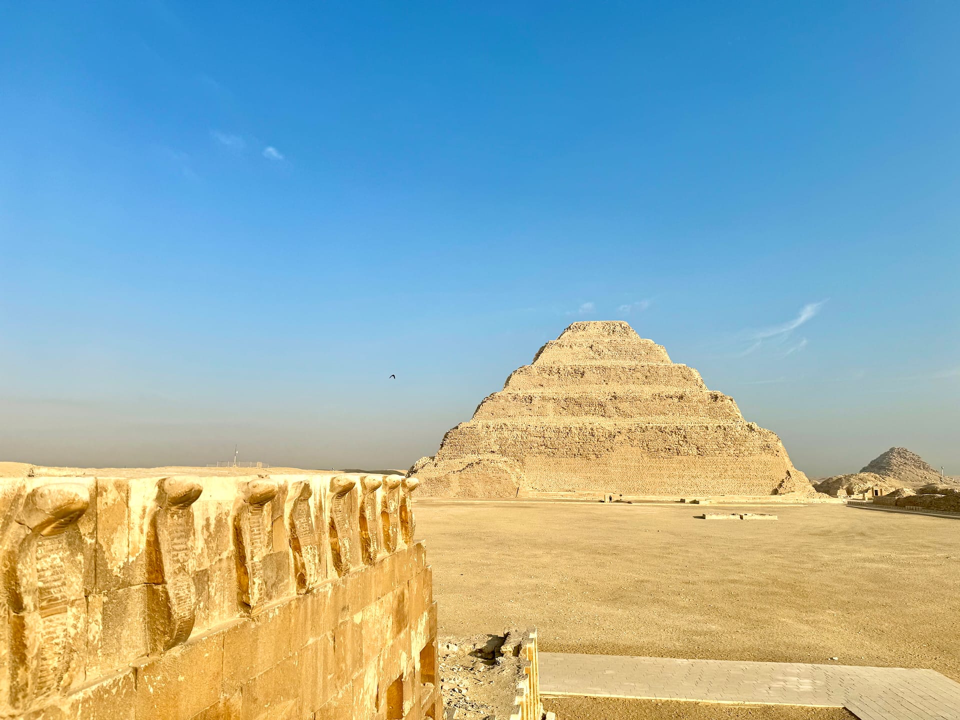 Saqqara, Egypt The step pyramid of Djoser in Saqqara