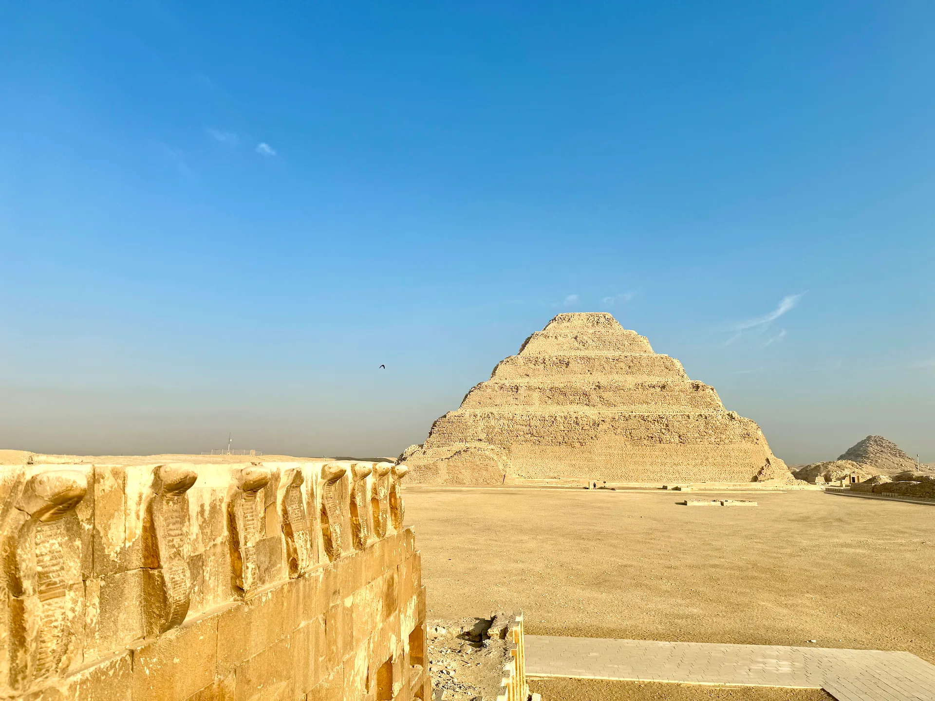 Saqqara, Egypt The step pyramid of Djoser in Saqqara