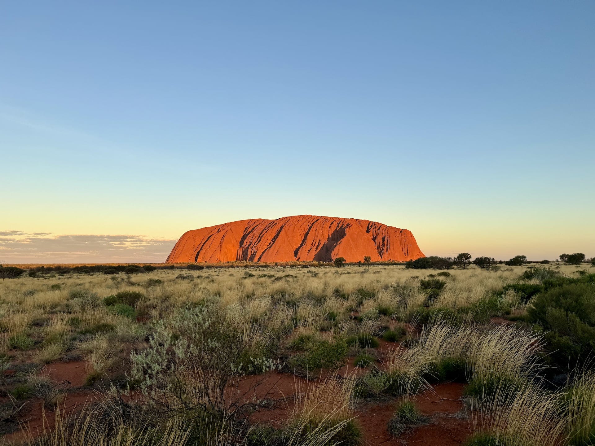 Uluru (Ayers Rock), Australia Sunset at Uluru.
