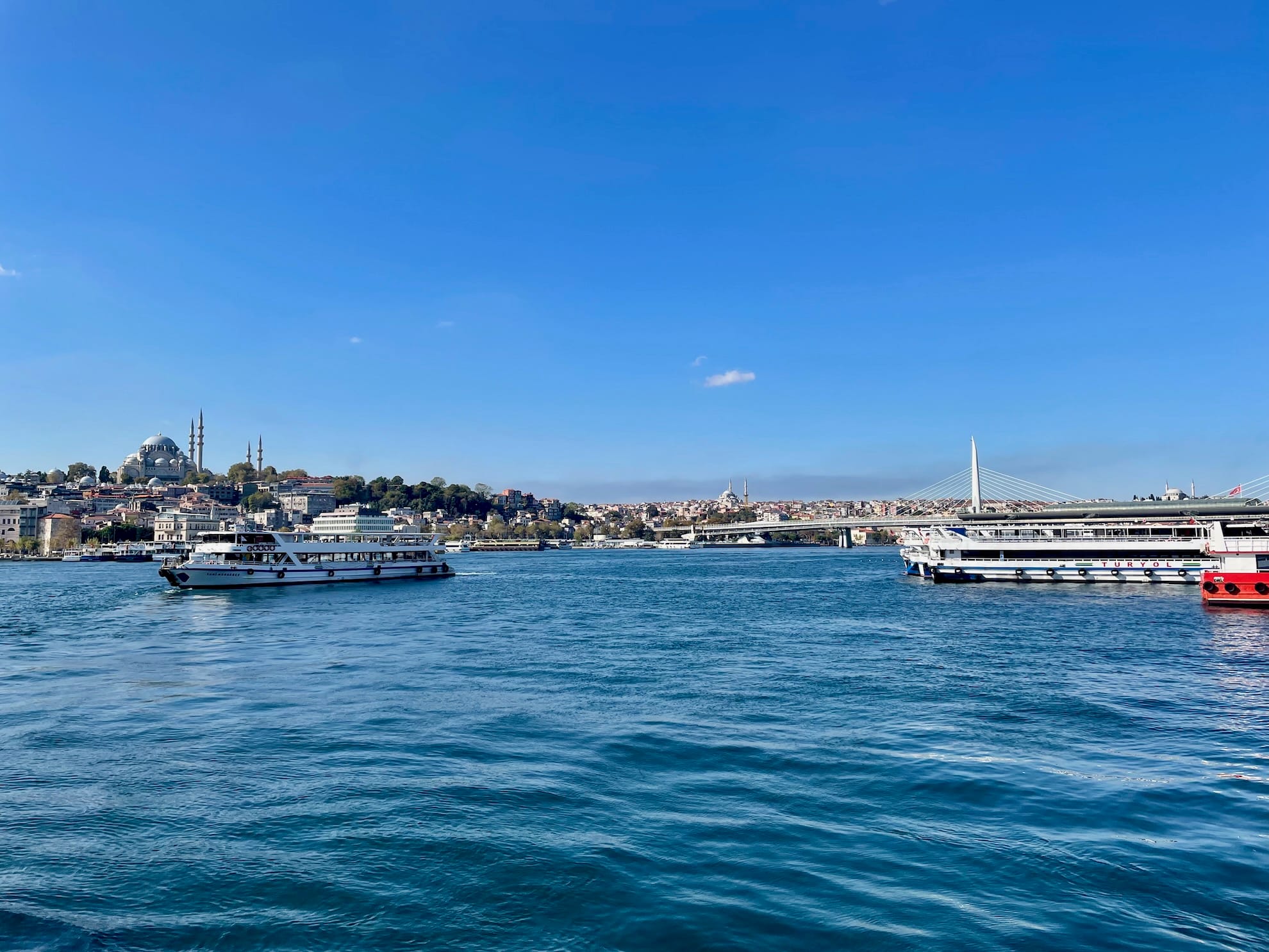 Istanbul, Turkey Istanbul view from a ferry