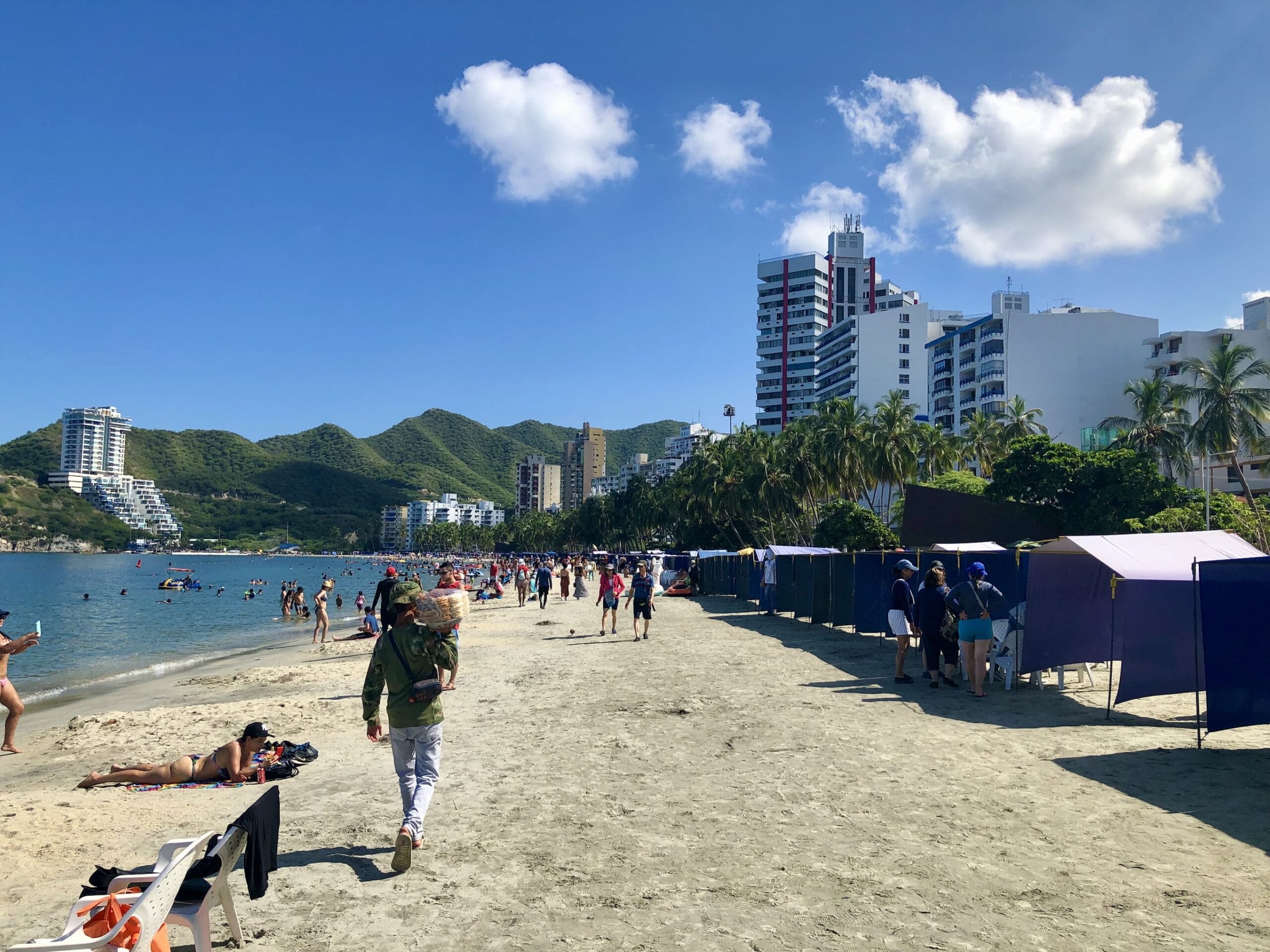 Rodadero Beach, Santa Marta, Colombia