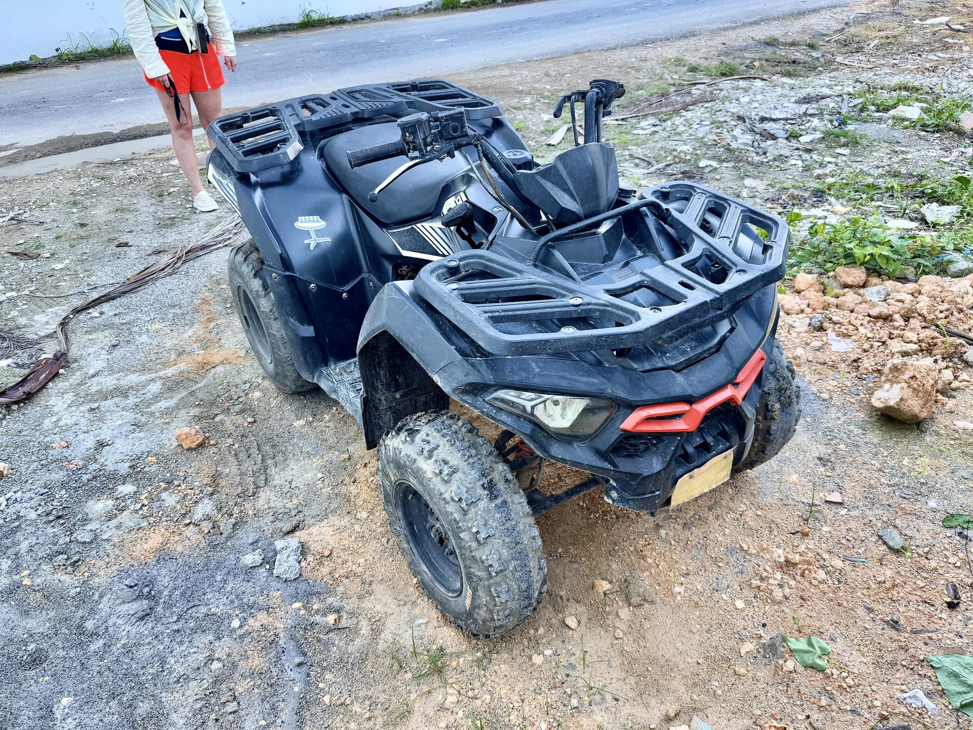 Las Terrenas, Dominican Republic Our ATV had seen better days.