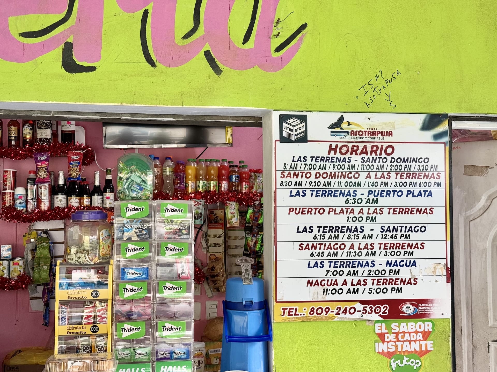 Las Terrenas, Dominican Republic Bus schedule from Las Terrenas bus station.