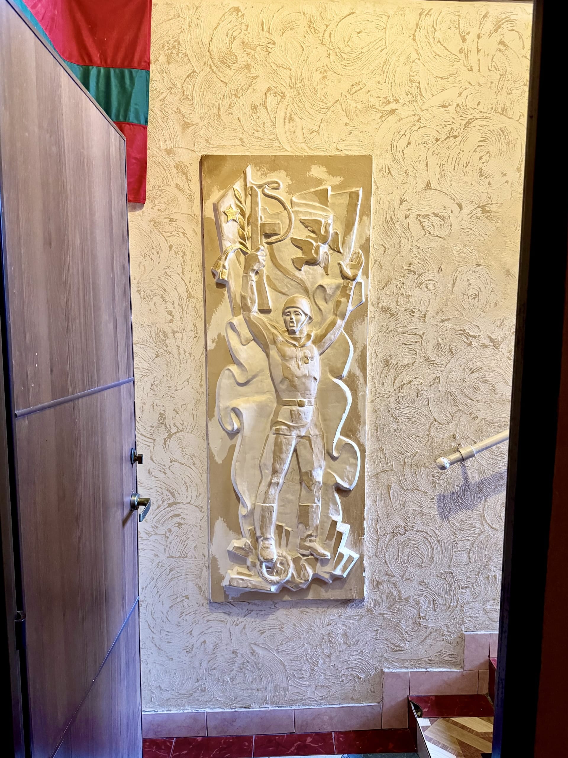Tiraspol, Transnistria Mural in Cantina URSS.