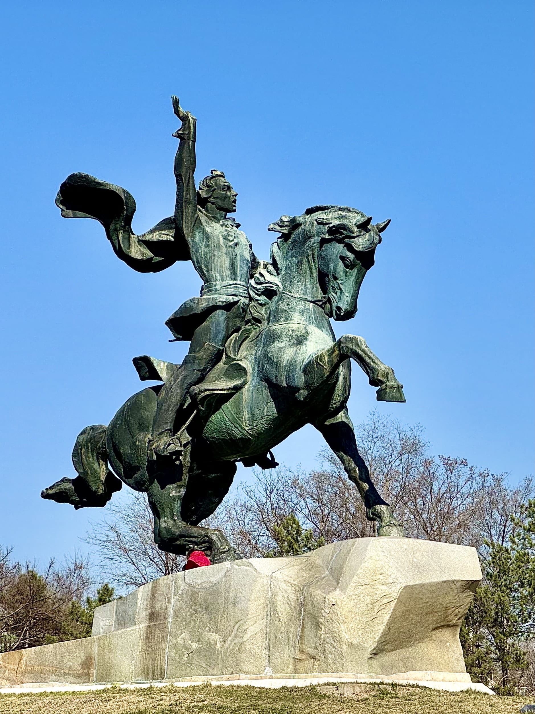 Tiraspol, Transnistria Equestrian statue of Russian military general Suvorov.