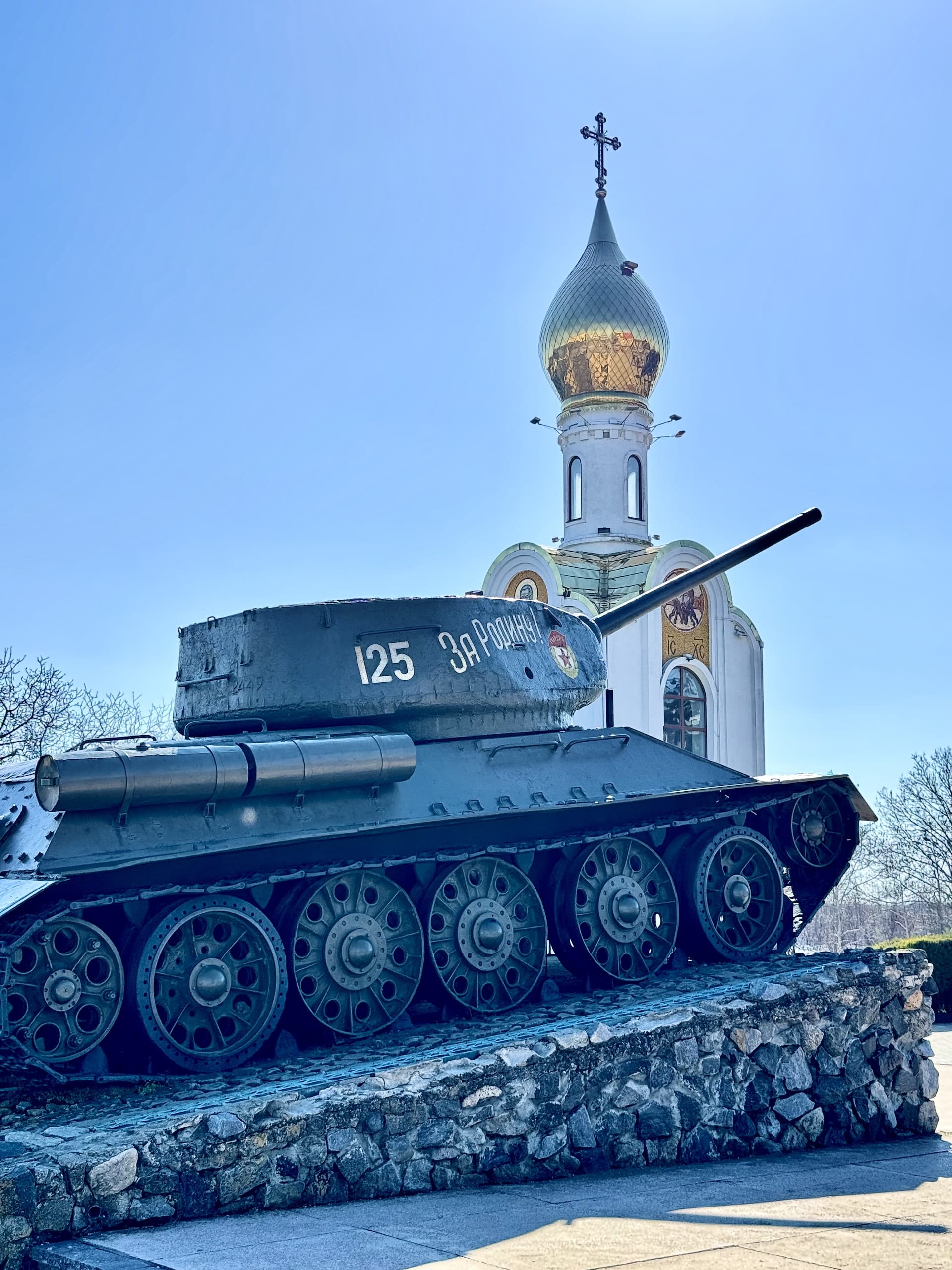 Tiraspol, Transnistria The T-34 tank at the Memorial of Glory in Tiraspol, Transnistria.