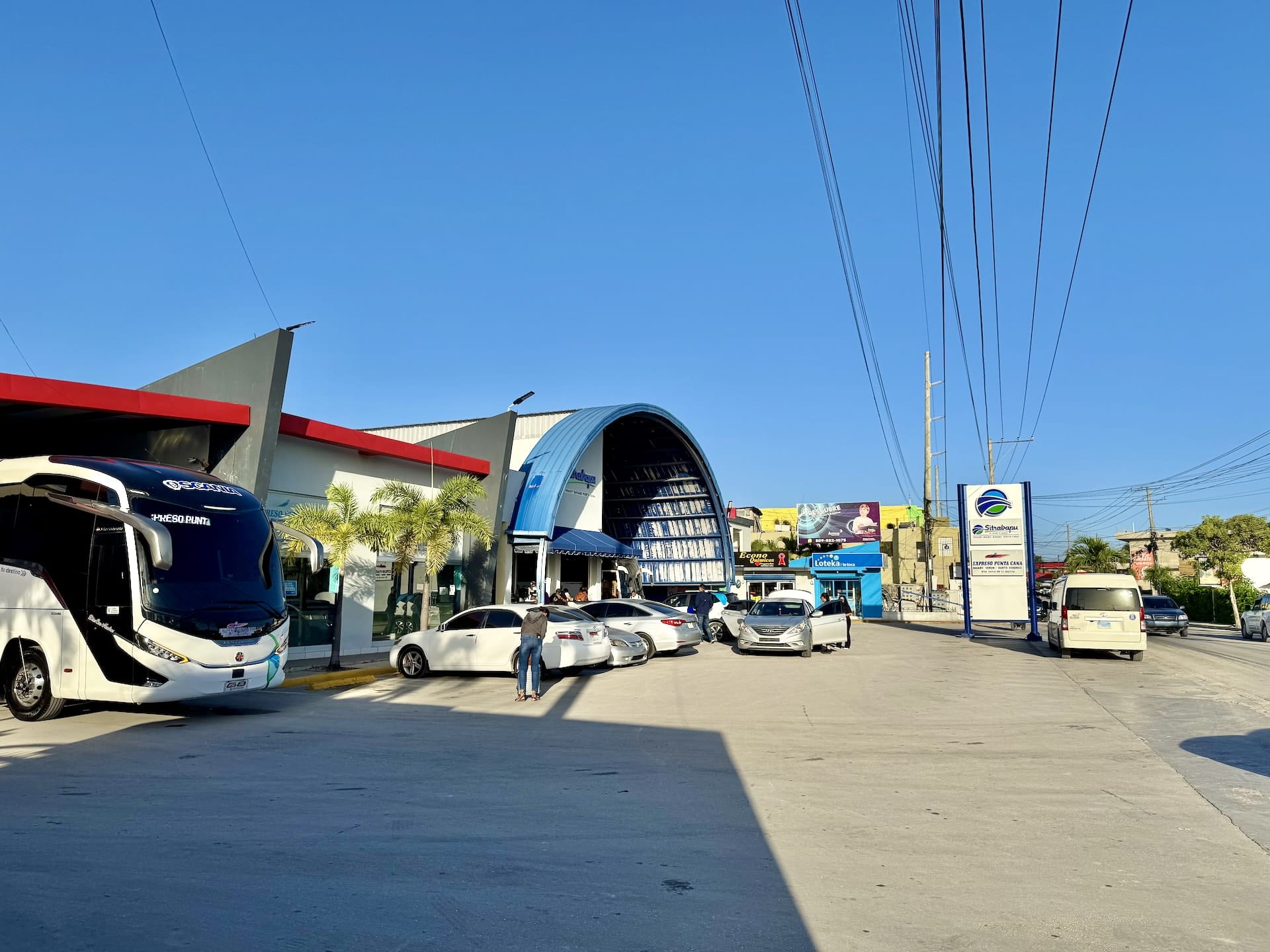 Punta Cana, Dominican Republic The Friusa bus station in Bávaro (Punta Cana)