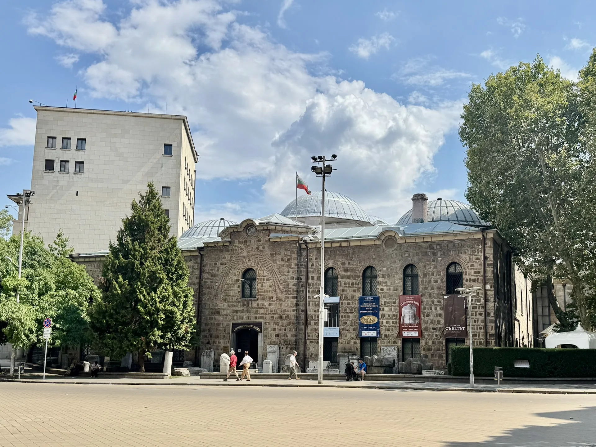 The former Turkish bath now houses the archaeological museum.