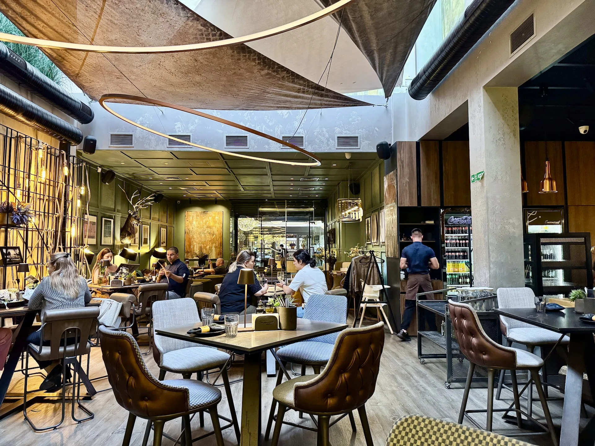 The interior of Constantinoff RestoBar.