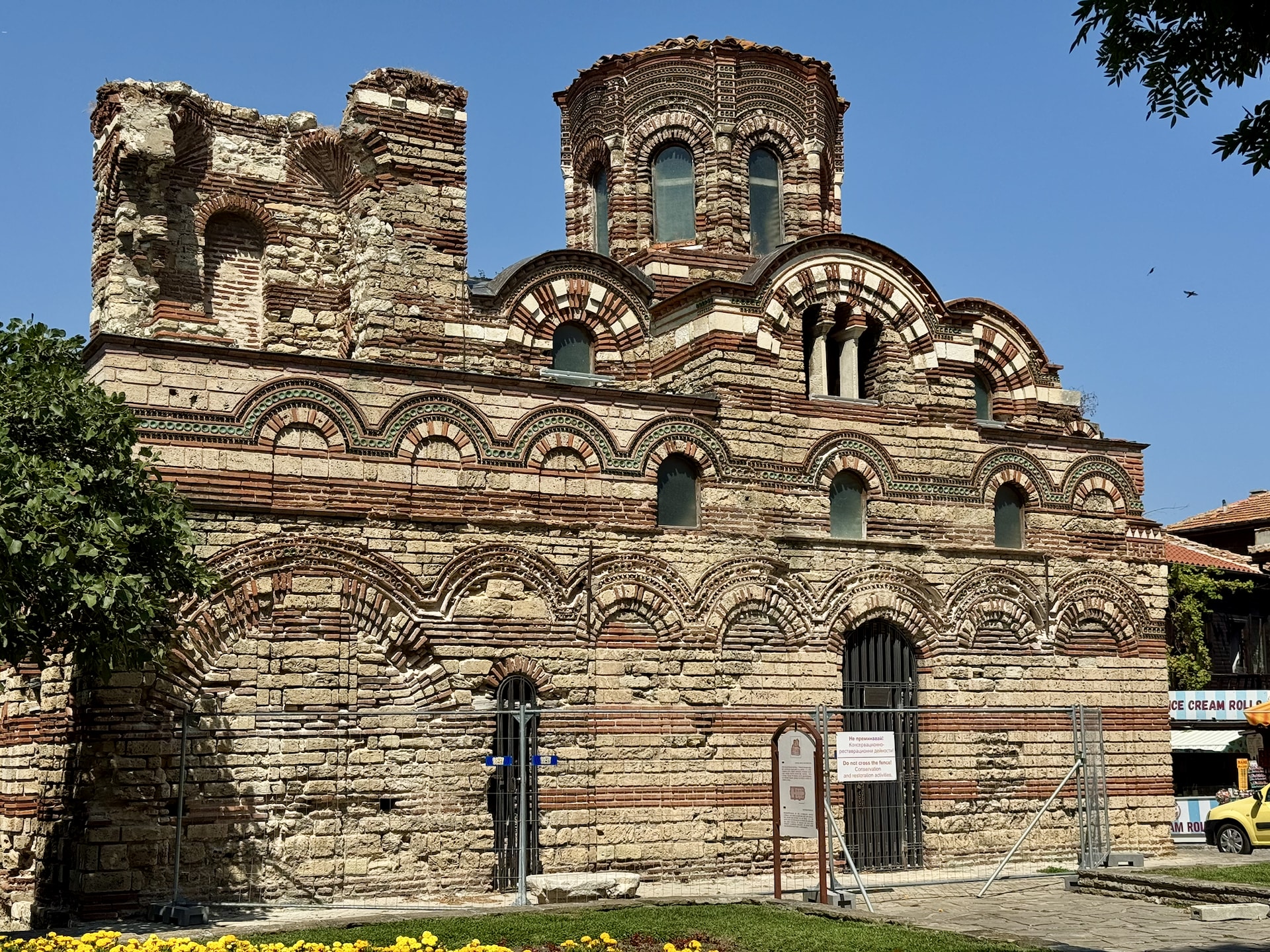 The impressive Church of Christ Pantocrator, which today houses a photography exhibition.