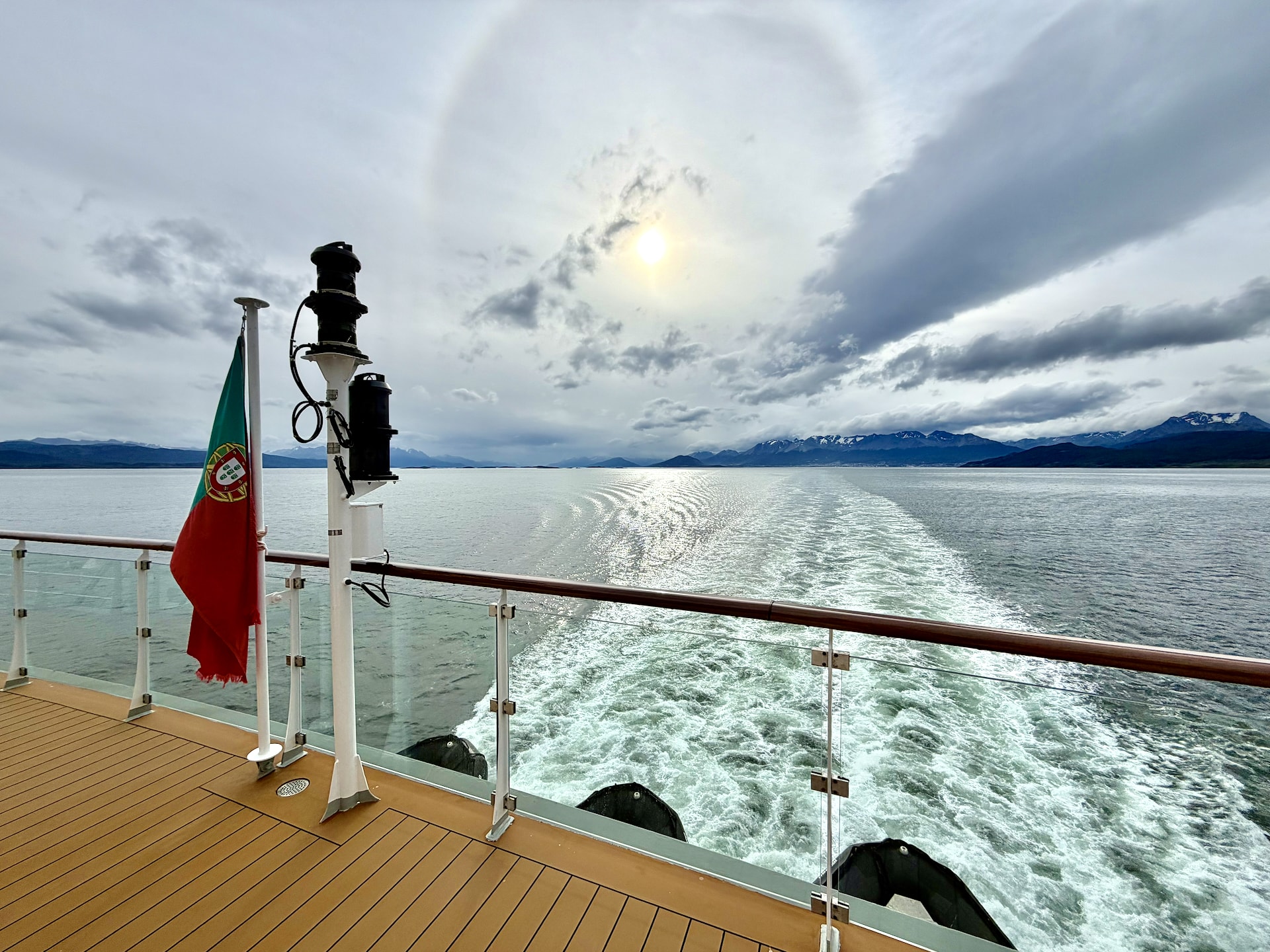 Making our way through the Beagle Channel.