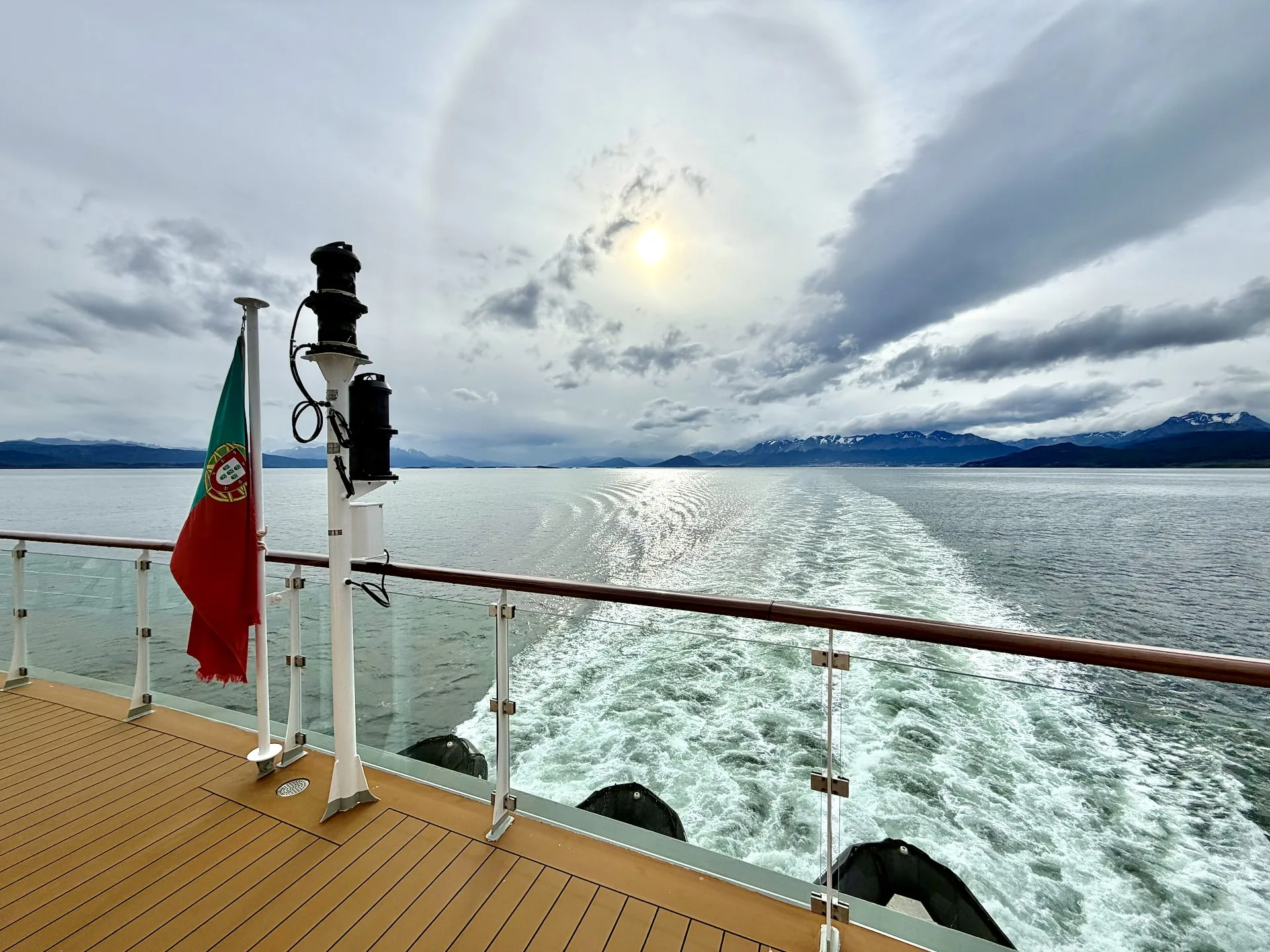 Making our way through the Beagle Channel.