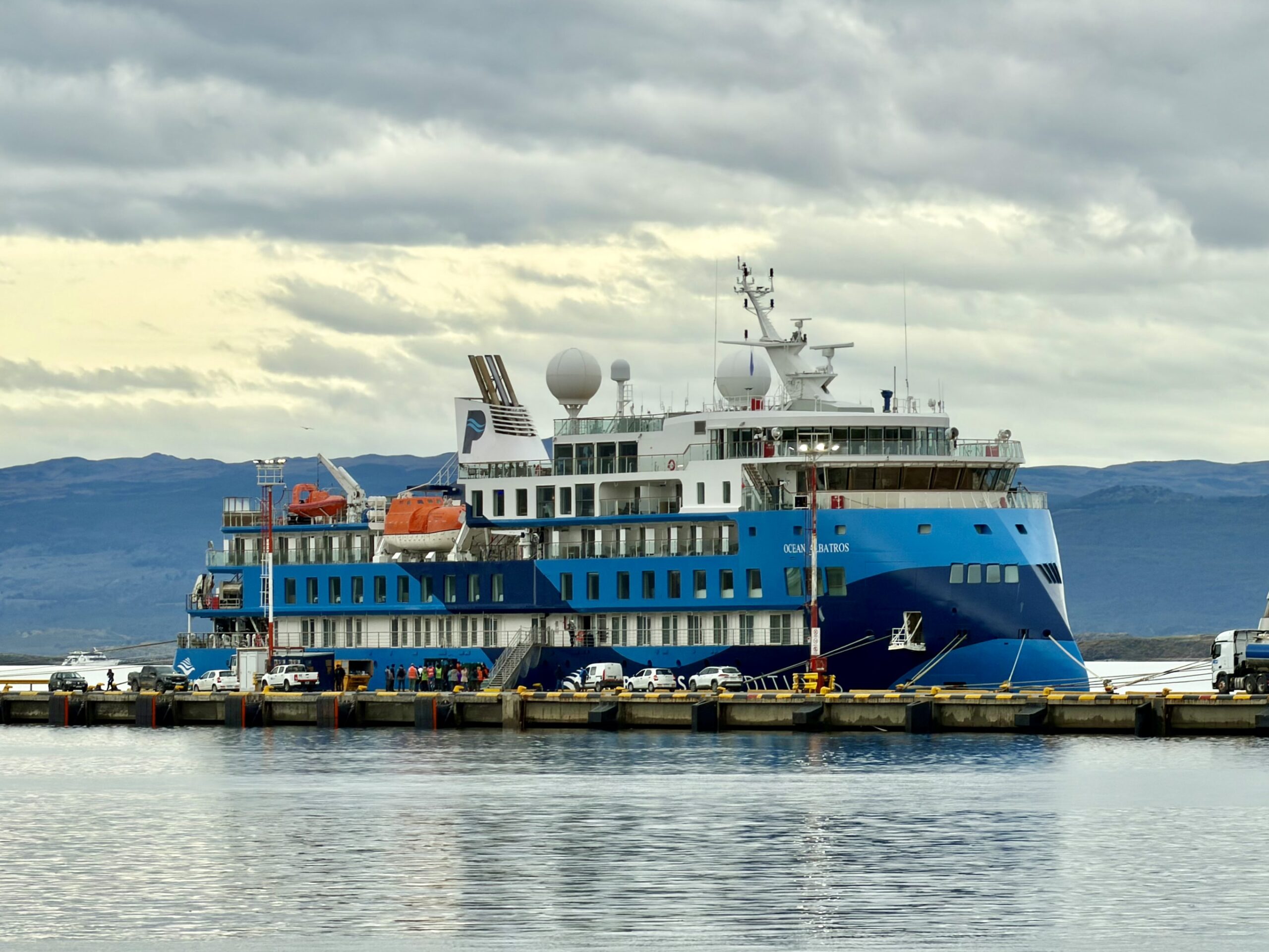 Antarctica expedition ship Ocean Albatros in Ushuaia