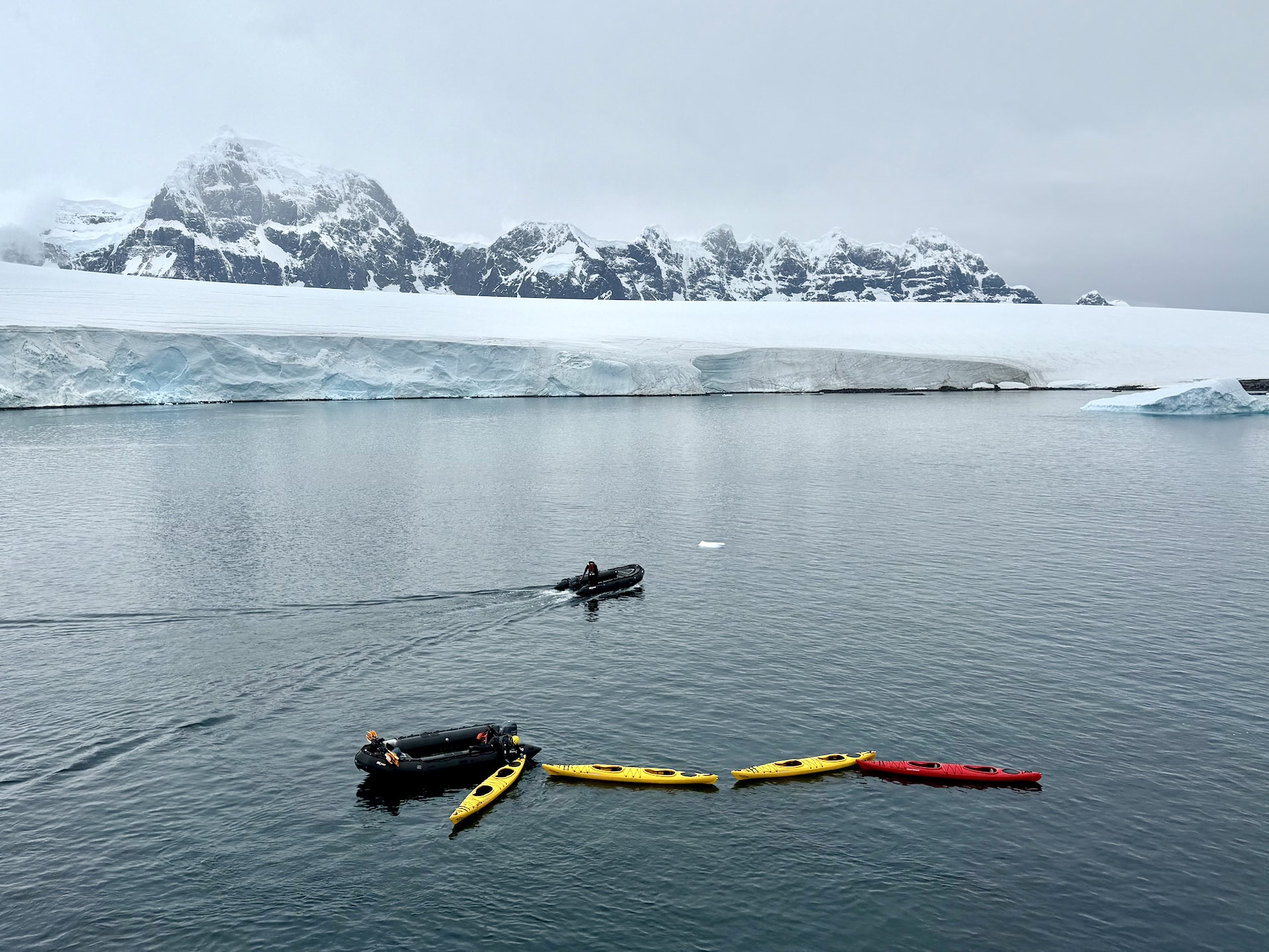 Preparations for the kayaking program