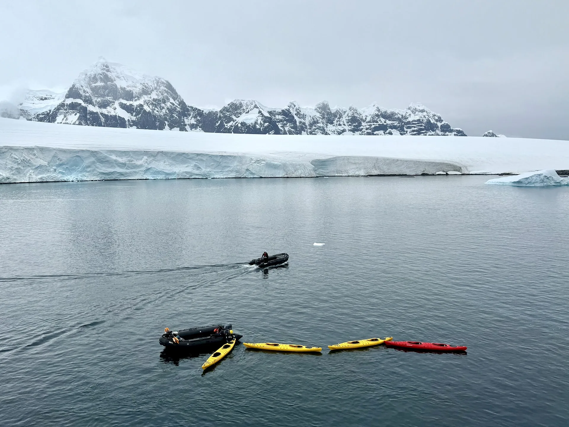 Preparations for the kayaking program