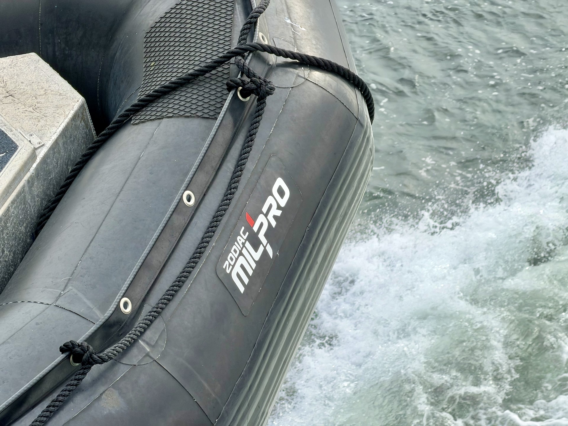 The Ocean Albatros carries 18 Zodiac MILPro inflatable boats for expedition use