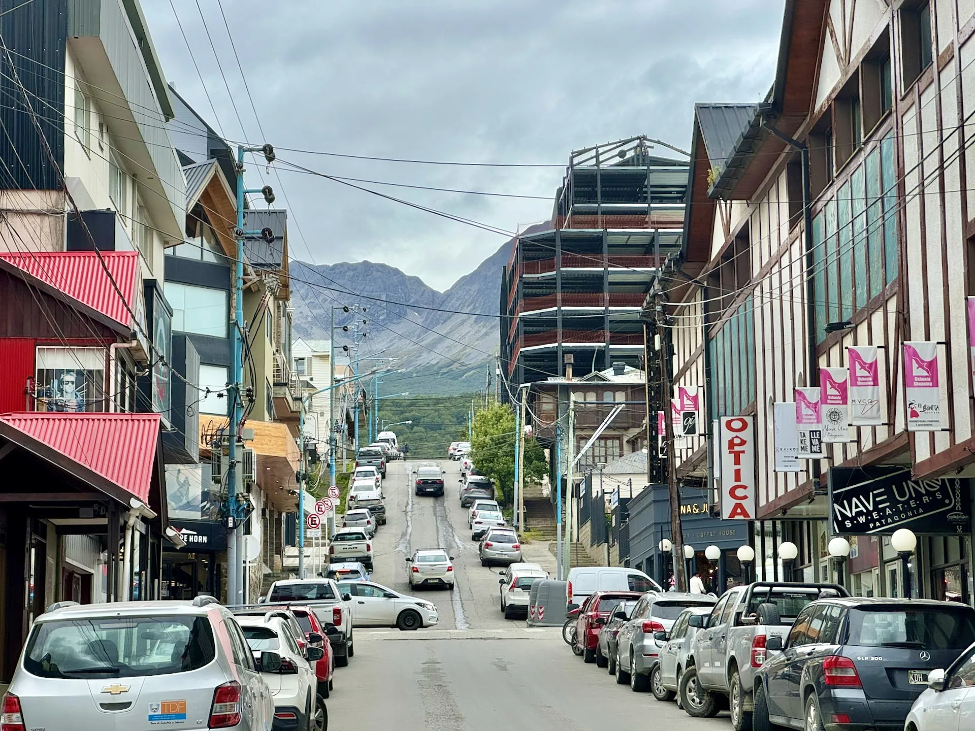 In Ushuaia, there's an outdoor gear shop on practically every corner.